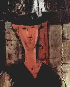 Amedeo Modigliani Dame mit Hut oil painting artist